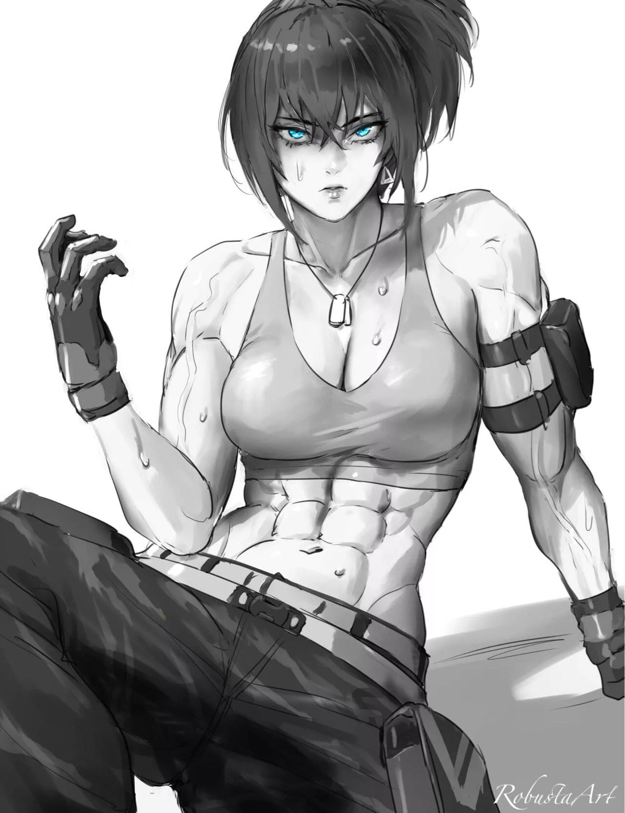 Leona (The Artsmith / RobustaArt) [The King of Fighters] posted by Kuro-Oji