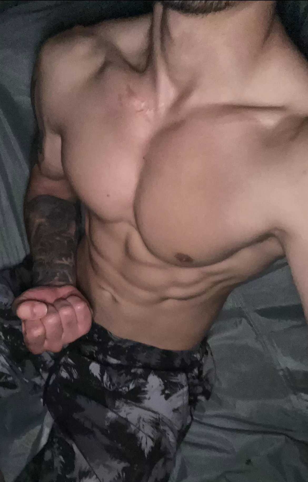 My tatted forearm + my fist i wanna shove up somewhere tight 😈 posted by TheeGuyDerek