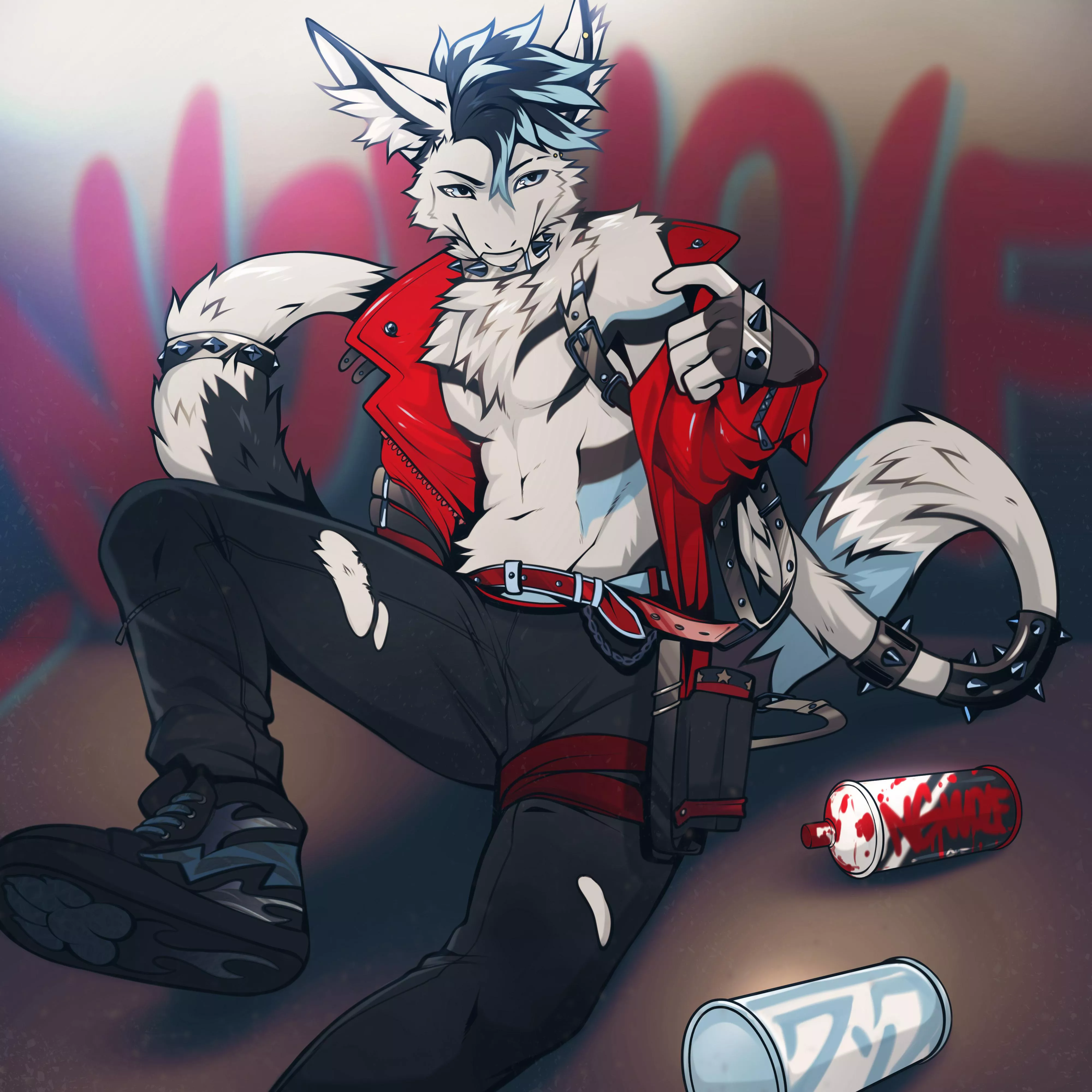 new outfit 🖤🌟 posted by angiewolfartist