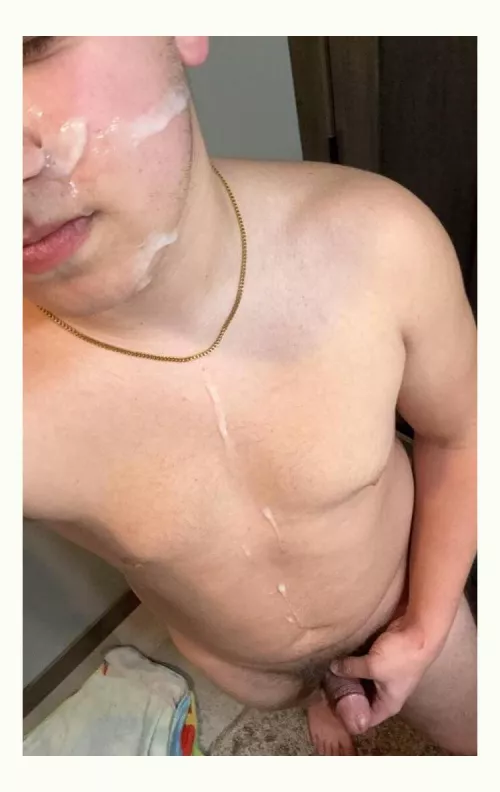 Not usually a big cum guy, but first time hitting my gace was kinda hot… yall like it? by PuzzleheadedAnt2664