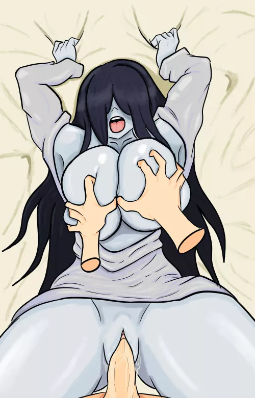 Sadako getting groped, OC @Yowch29 by Yowch-29