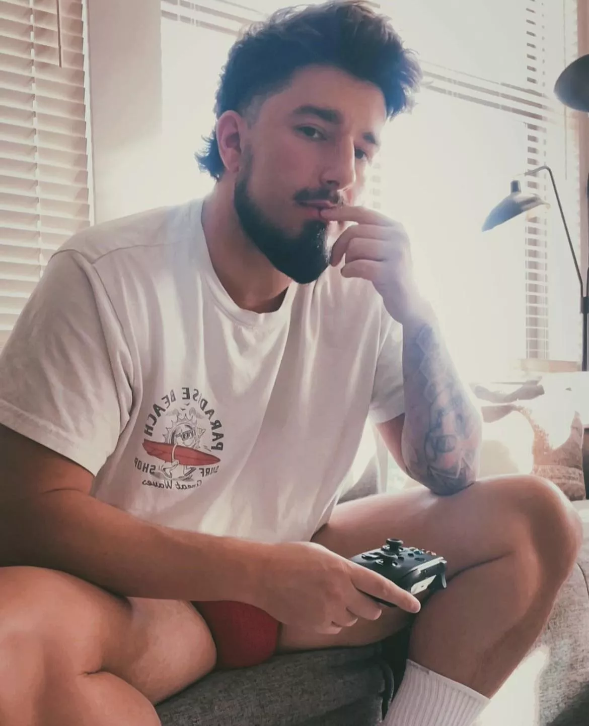 video games and jockstraps sound like a good time? 😈 posted by calantxxx