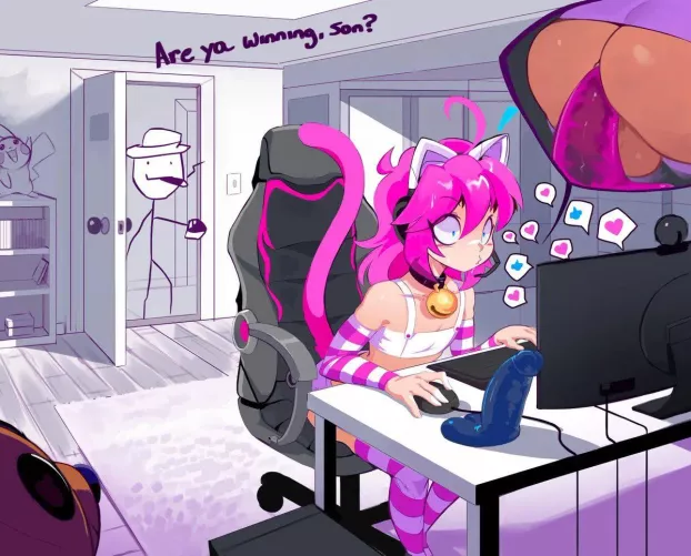 Yes... Ugm... Dad... 🫣 by ex_ample6