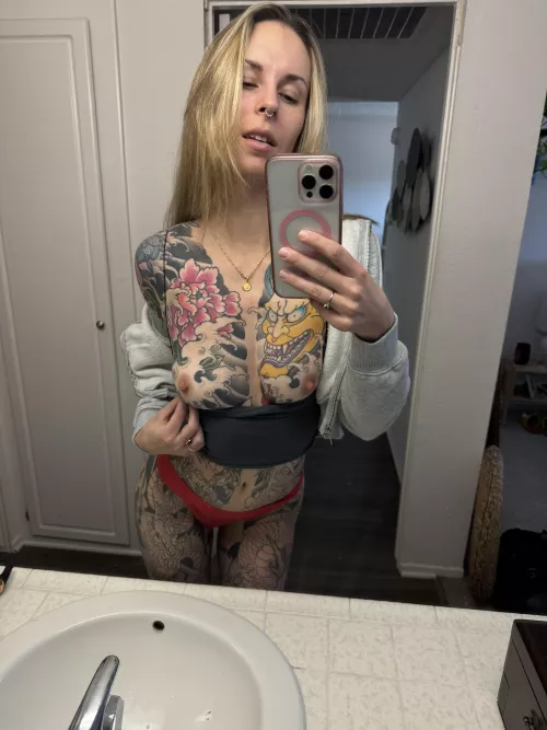 100 lbs and tatted af  by kuzagirl