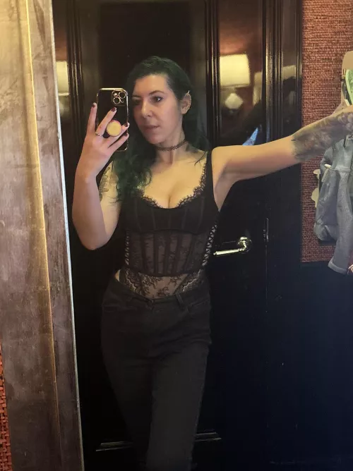 Bodysuit cleavage by sirenskiss3