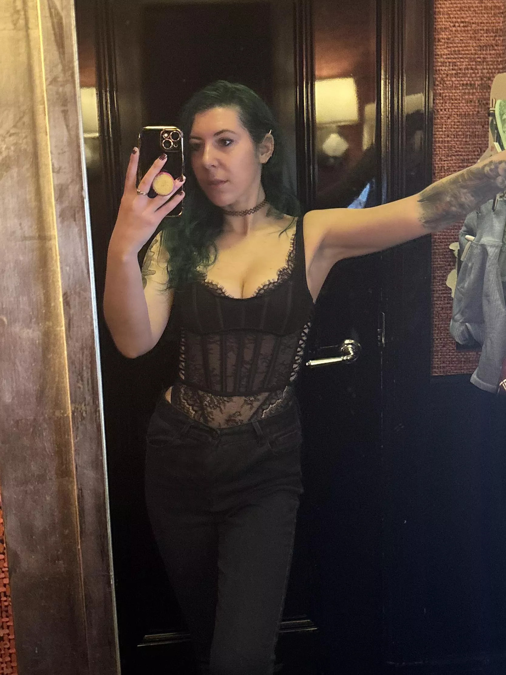 Bodysuit cleavage posted by sirenskiss3