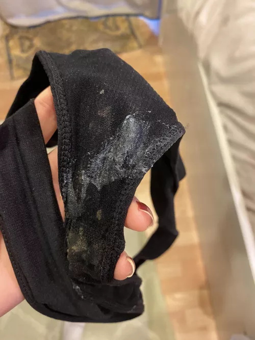 creamy cummed panties from the gym today super sweet  by sexypresley