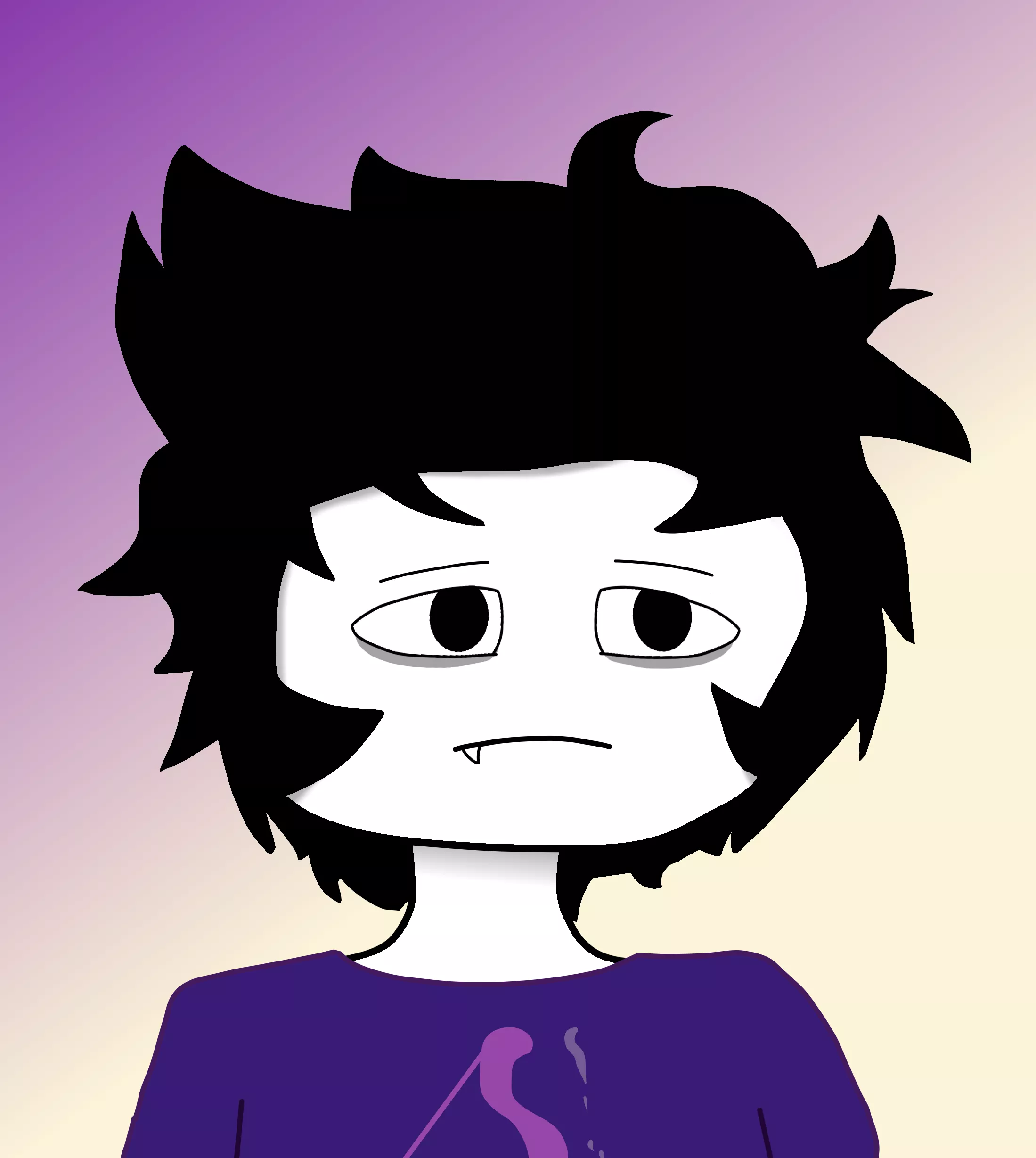 Decided to draw our resident Homesmut human from the now ongoing mspfa. Still don't know his name yet. posted by SoldierSurplus