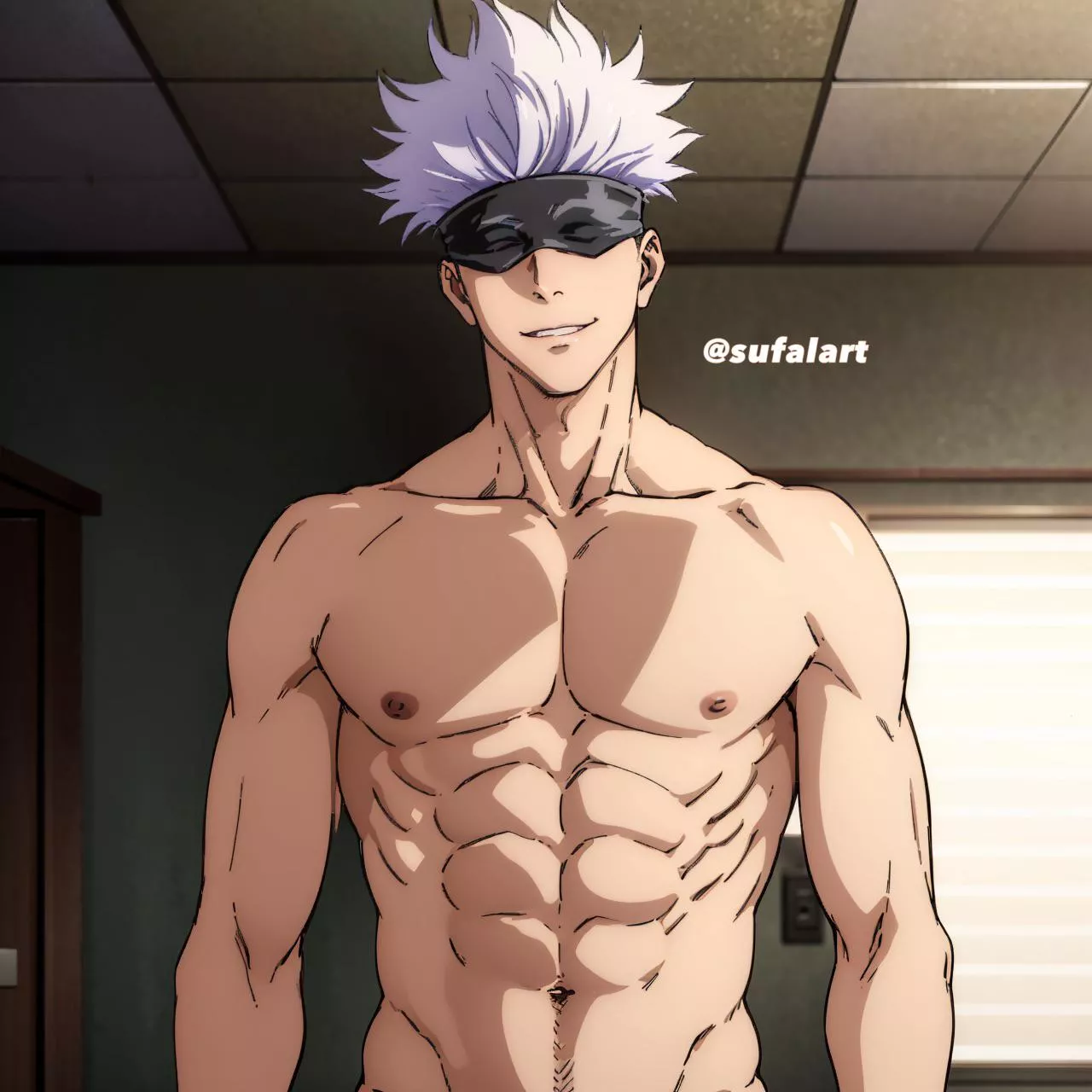 Gojo Satoru posted by Aizenhunt