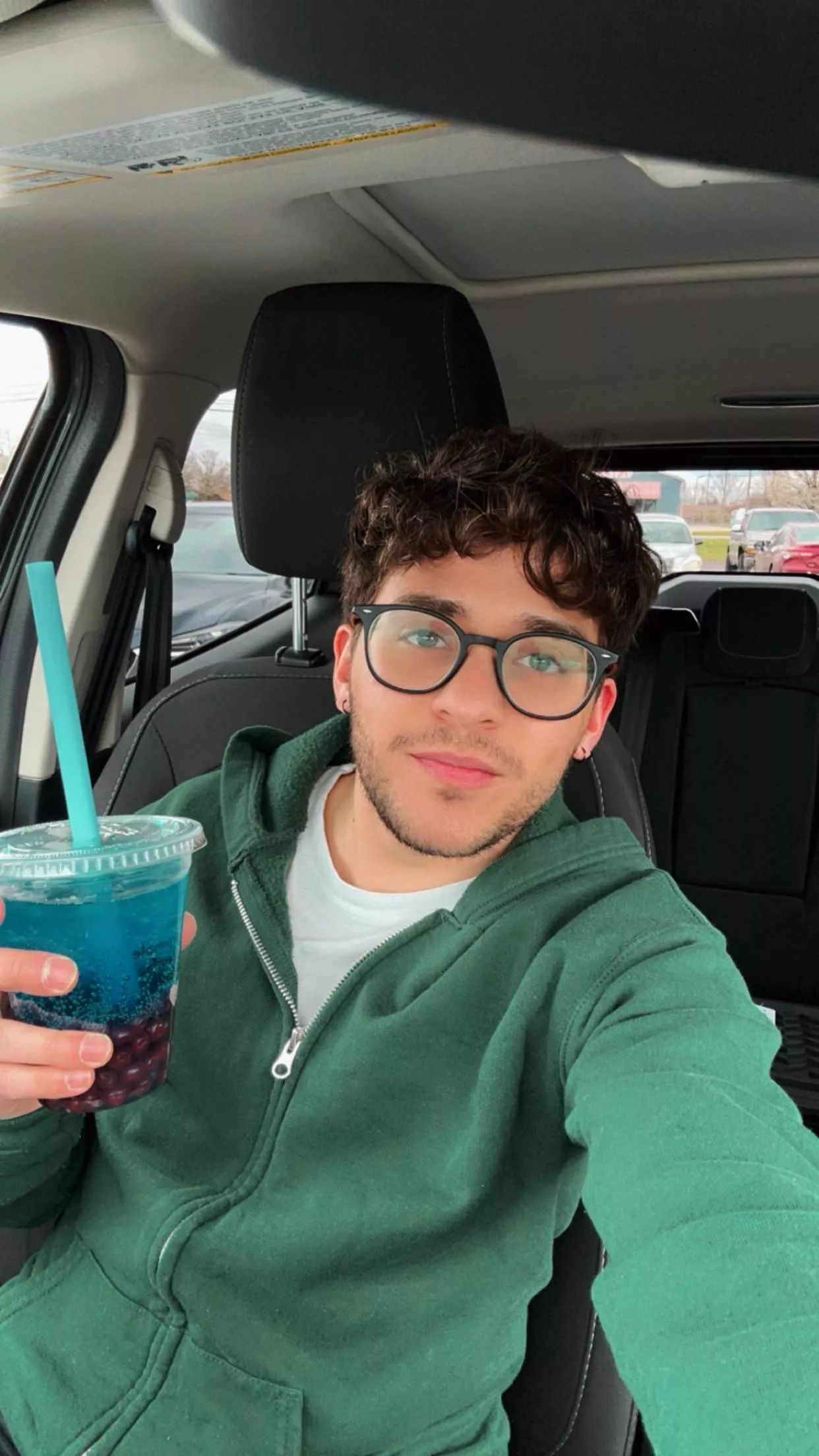 Got my favorite drink after work and went grocery shopping by myself. 🥰 posted by BabyDaredevil