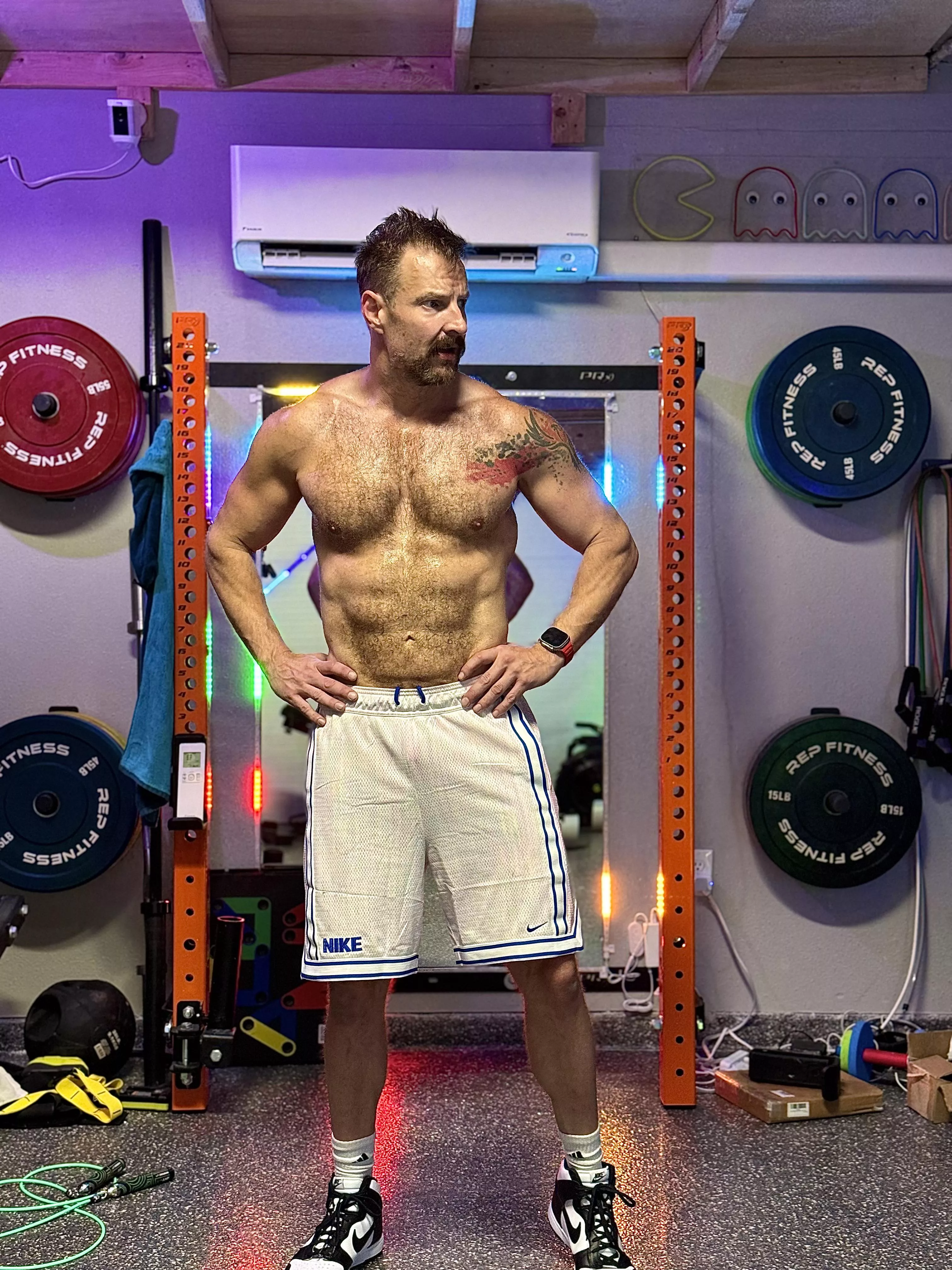 Got some basketball style shorts from a fan. How’s my Daddy vibe? posted by The_DenverDaddy