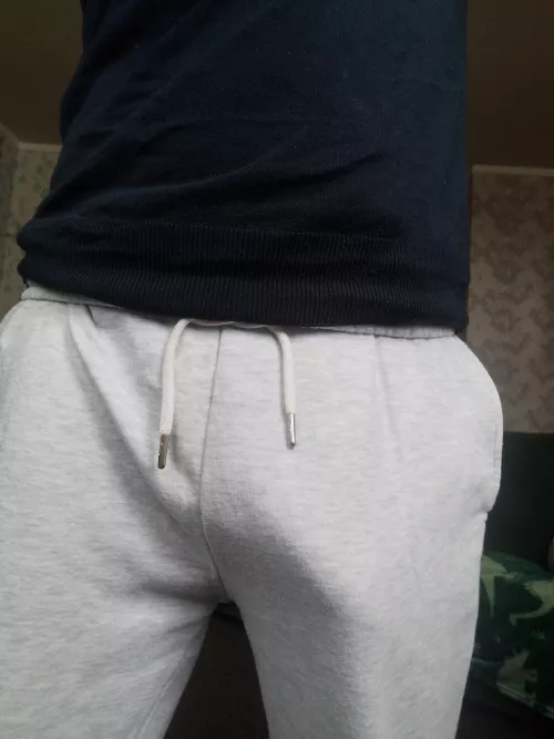 Grey Joggers are back out  by whiteshorts80