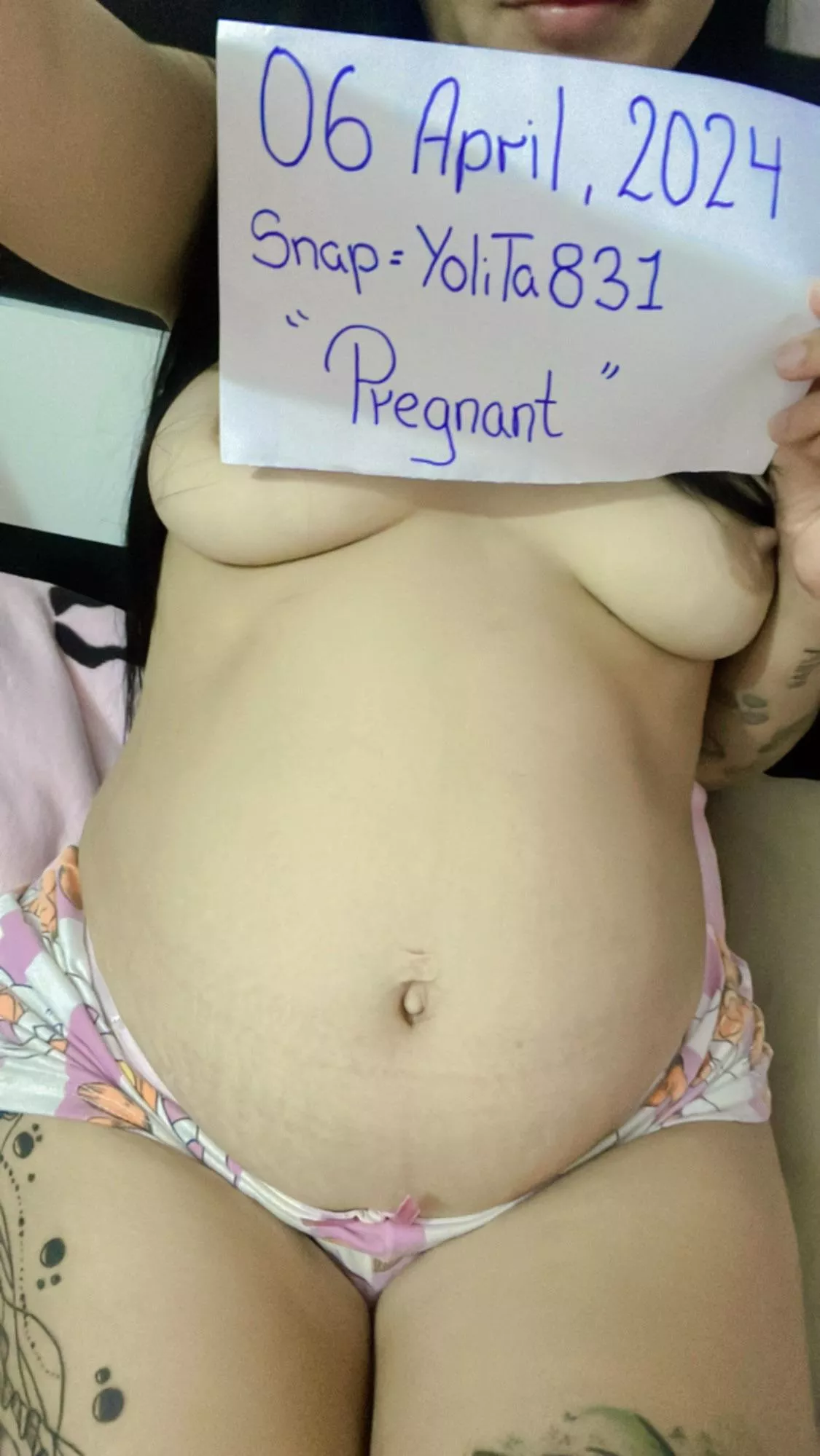 Hi daddy 😈🤰🏻🥛 posted by Yolita23