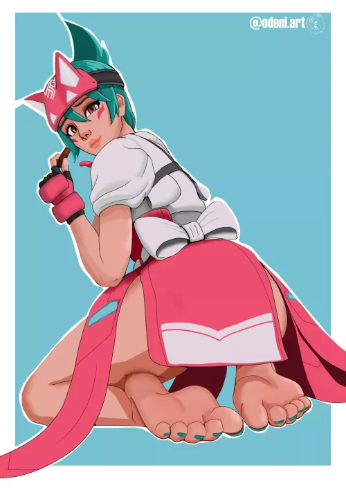 Kiriko [Overwatch] (OdeniArt)  by Kyoto709