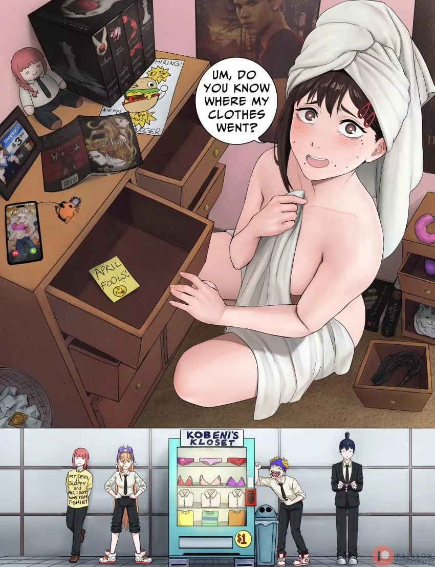 Kobeni got fooled on April fool day (Chainsaw Man) posted by une_piece