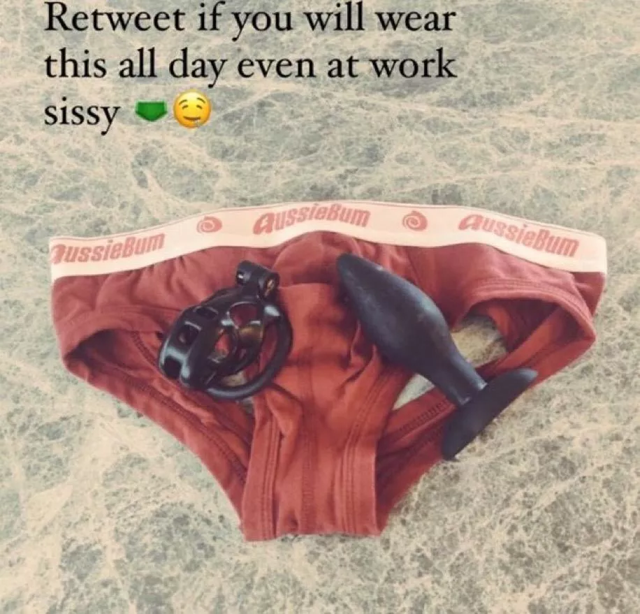 Let me know if you agree to this and you’re a good chastity boy posted by Sometwo87