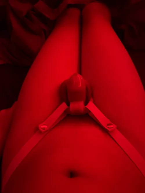 Locked up like a good sissy for mommy ☺️  by m4yaaa_xoxo