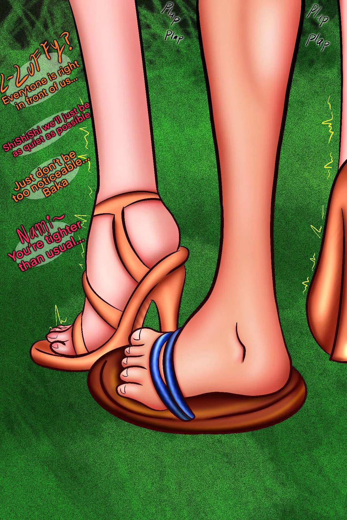 Luffy and Nami trying not to get caught (Flores) posted by Specialist_Lock_9514