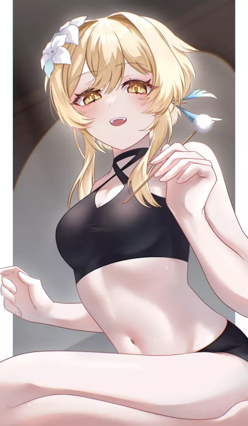 Lumine [Genshin Impact] by CheetahSperm18