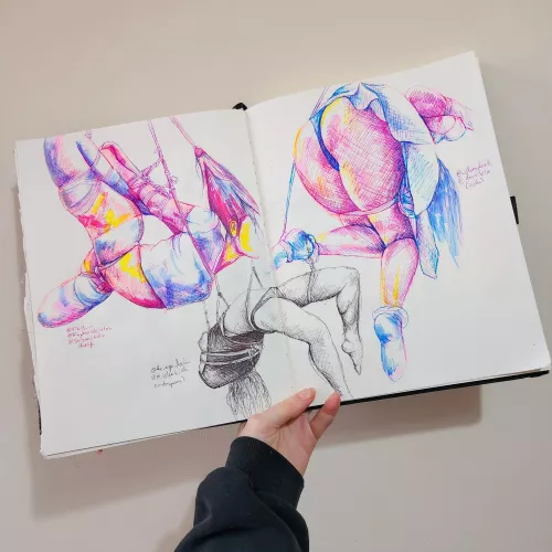 My fav sketchbook page by me by ham-sandwitch47