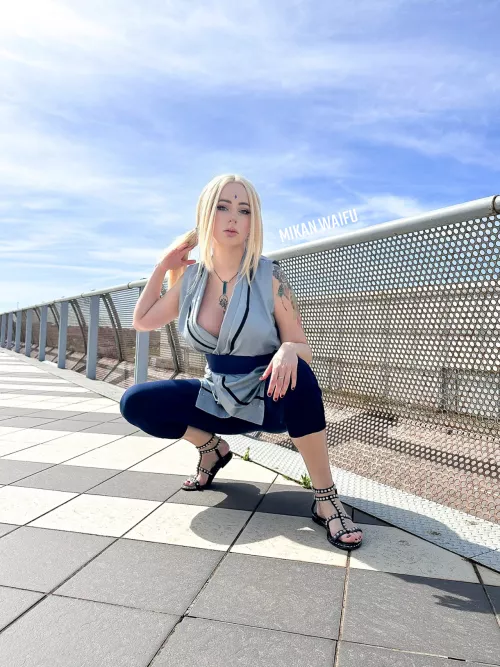 my Tsunade cosplay  by mikanwaifuwu