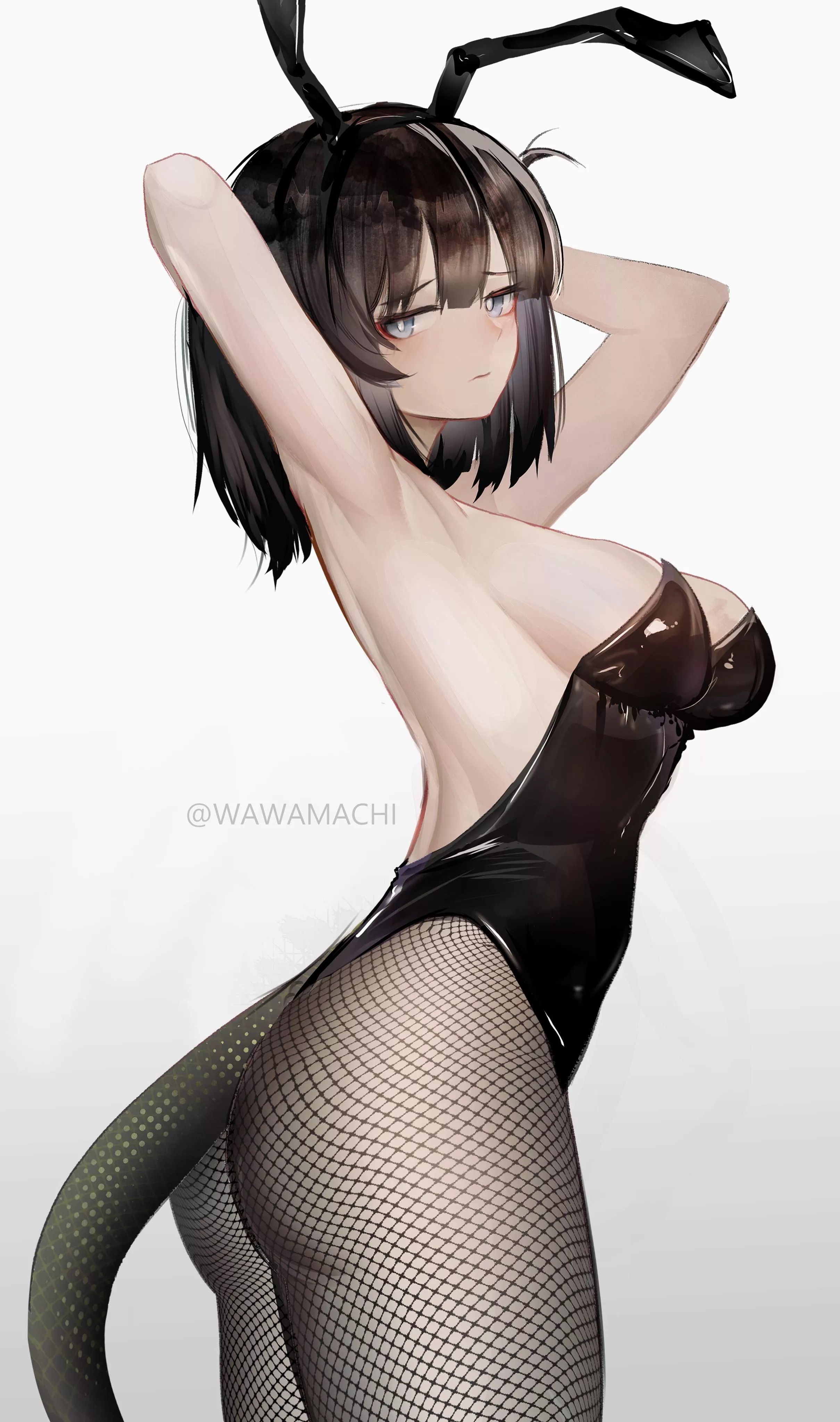 Playboy bunny Eunectes (wawamachi) [Arknights] posted by TheRoySez