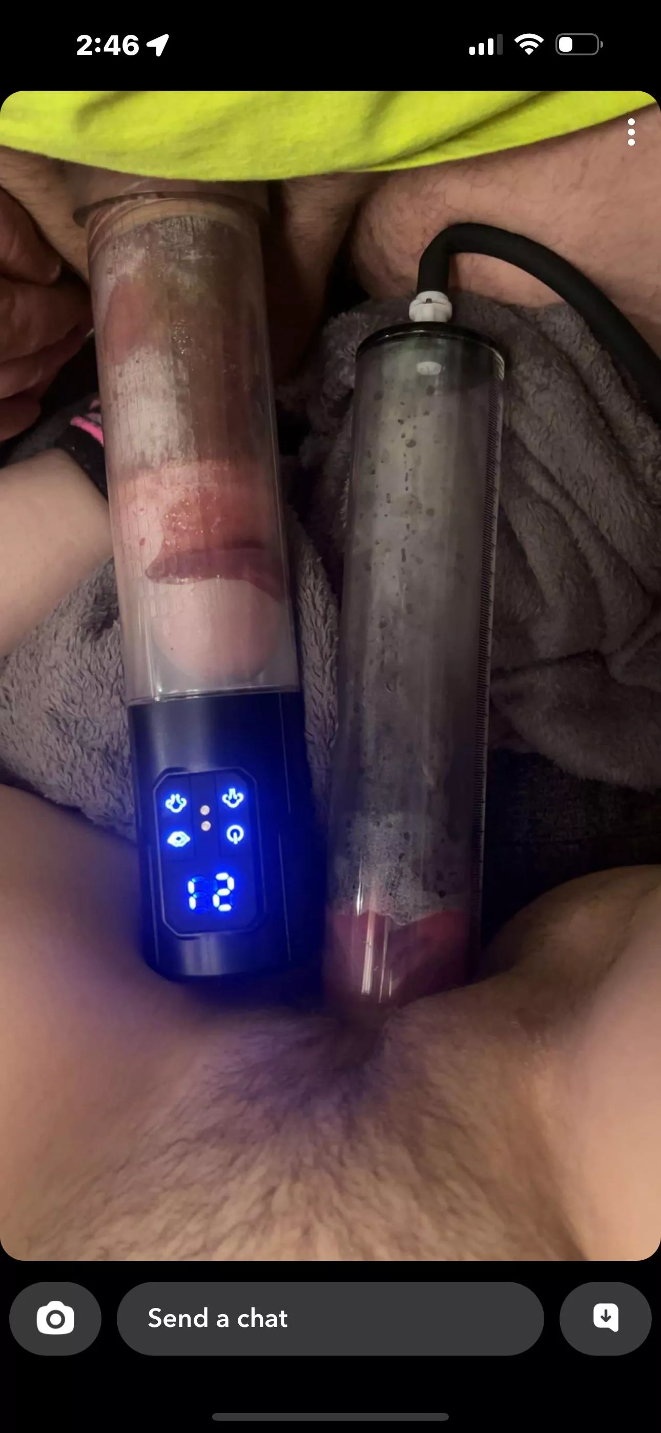 Pumping together is always better🍍😏 posted by swing291