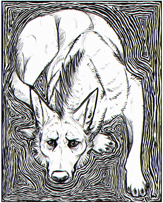 Right Place (old art by me, @hollowdruid FA/X) posted by hollowdruid