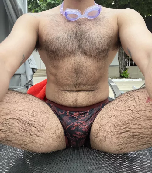 Soft out of the pool  by lightspell