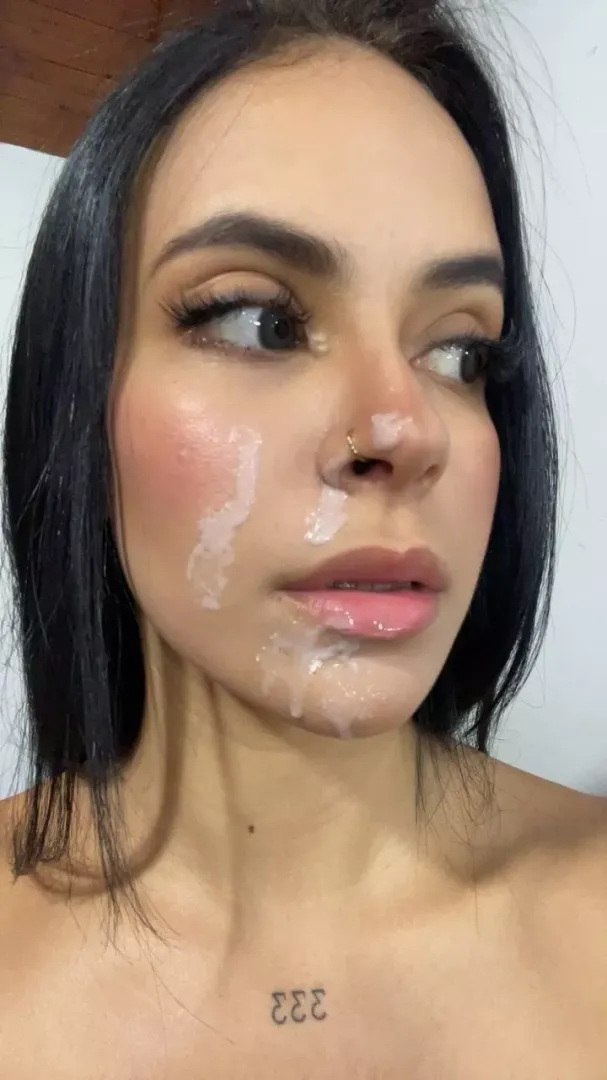 Someone took the courage to dump cum on face by ParfaitGold6594