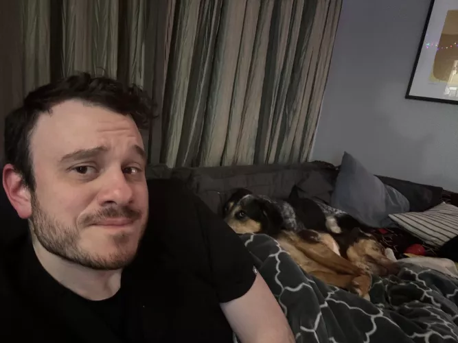 Trapped in a cuddle puddle by TimothyMcNugs