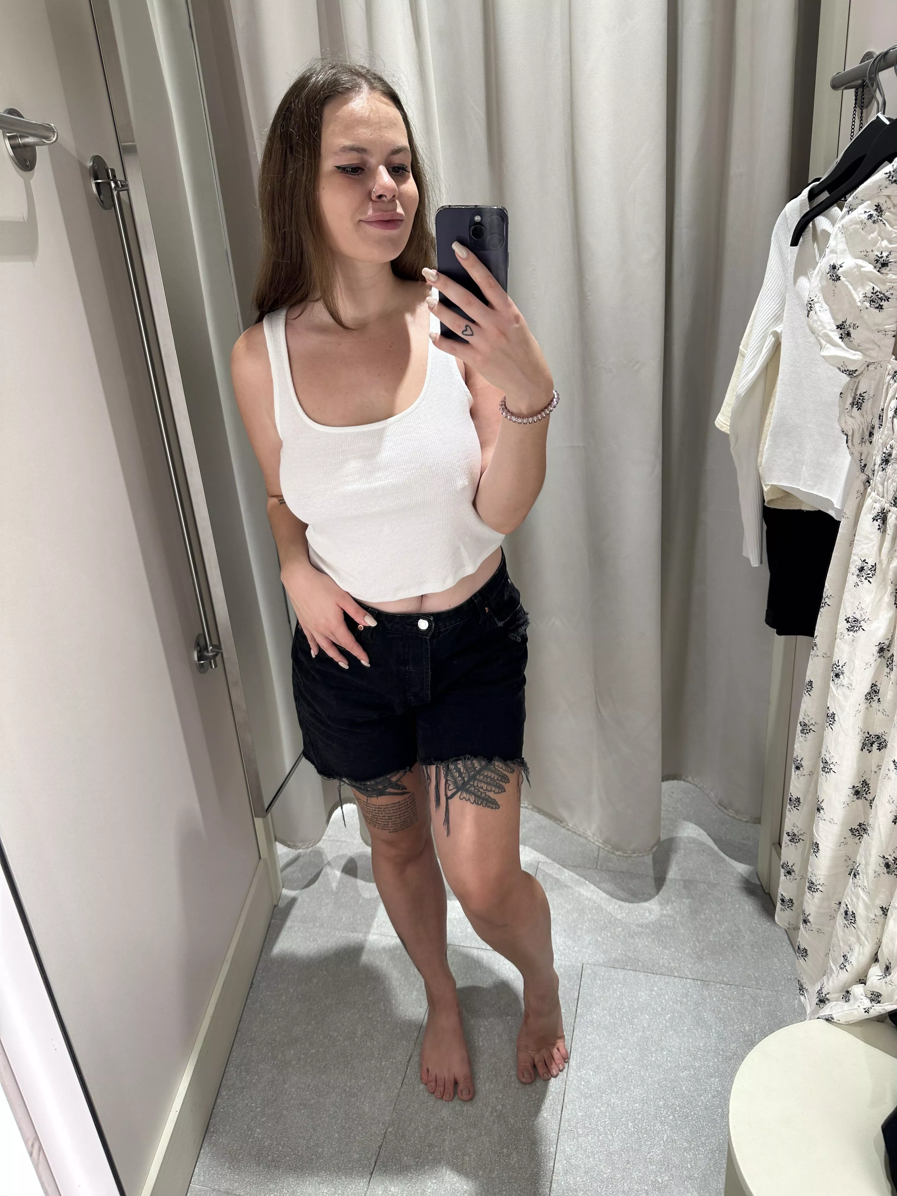 Who needs a bra anyway? posted by kittenwannaplay