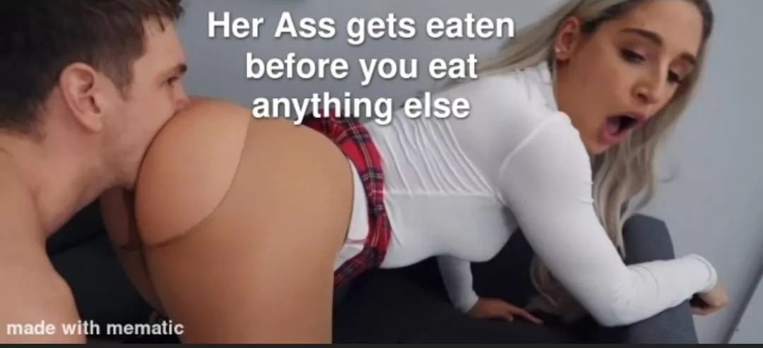 You shouldn't even remember you have an appetite, let alone a cock, until her crack is spic and span! posted by Peanusliqqer419