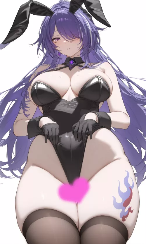 Bunny Acheron [Honkai Star Rail] by CheetahSperm18