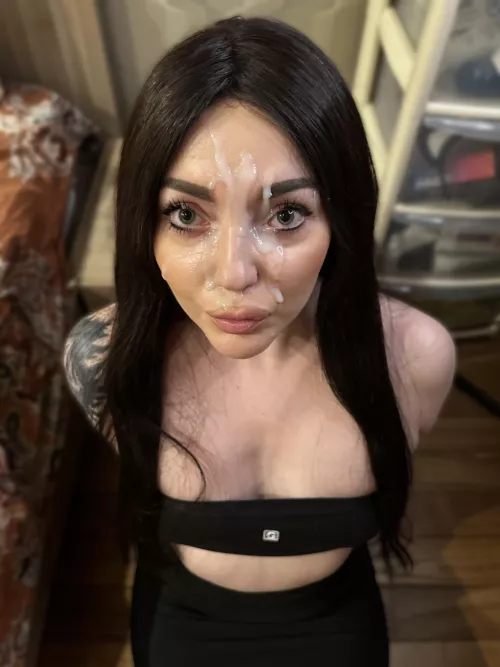 Cum looks cute on me ☺️ by x_piece_of_me