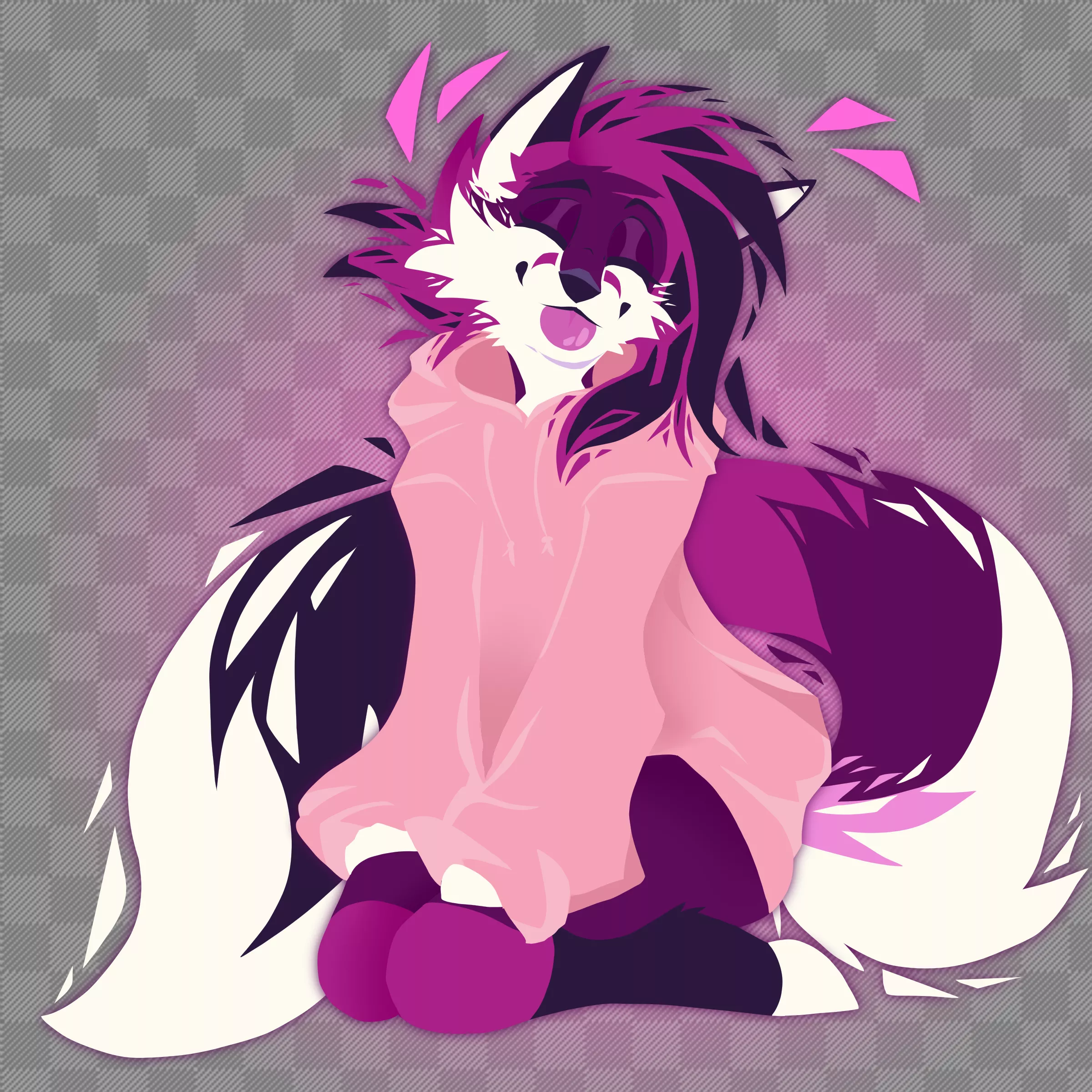 have a fluffy fops :3 [by StainlessTheFox] posted by StainlessTheFox