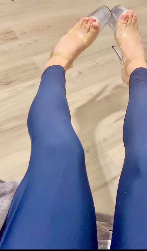 Love wearing my stripper heels when im bored💗 by GrandResult9961