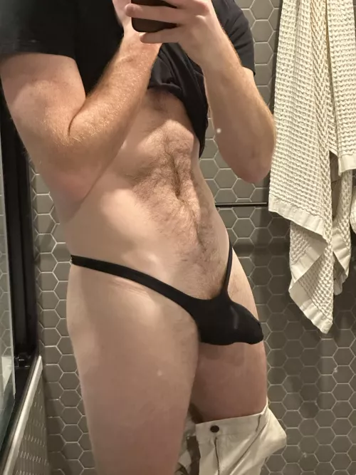 my first Muscleskins, does the pouch size look right?  by michaelpatrickgrey