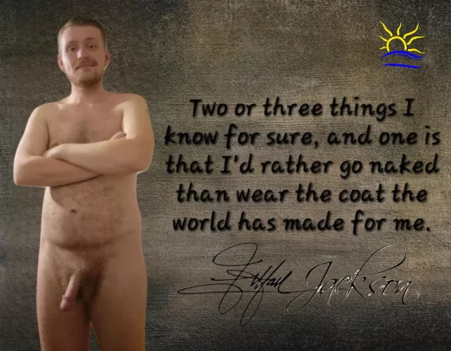 #Nudistlifestyle #normalisenudity #bodyfreedom #nakedrevolution 
#IAmtheFaceOfNaturism by Sweet-Way9187