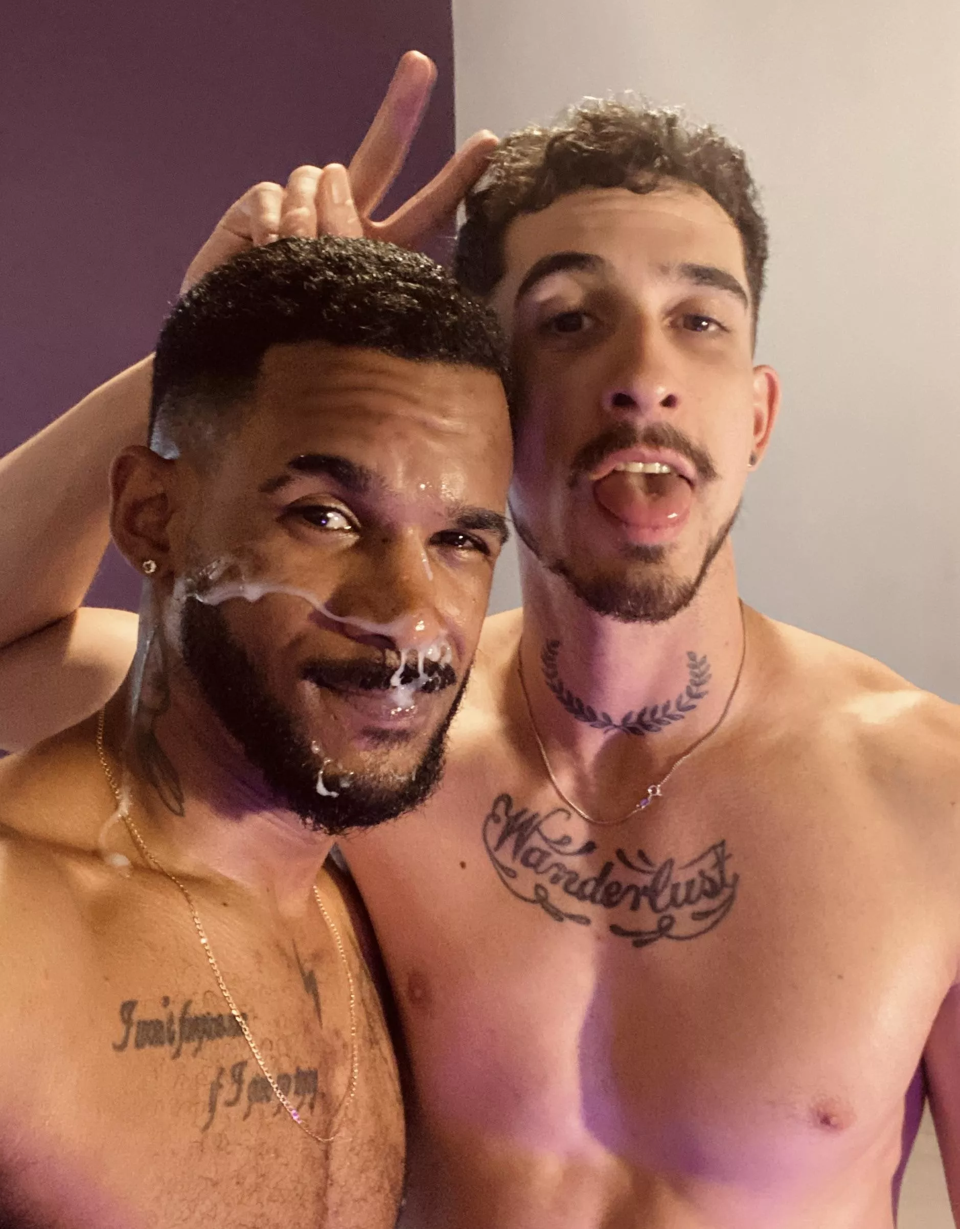 Painting Caio’s face is one of my favorite hobbies 🎨 💦 posted by caio-ian