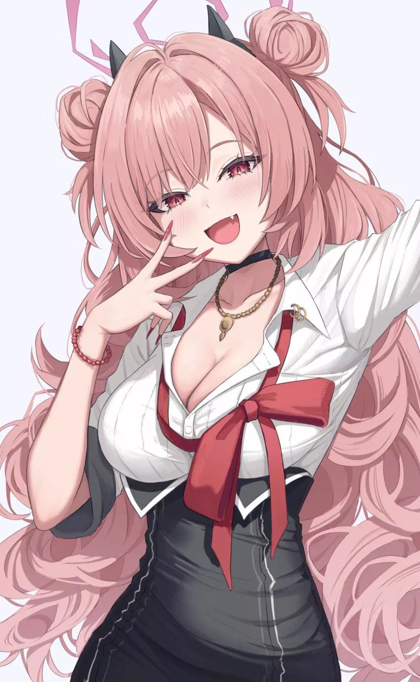 Sexy and cute angel waifu posted by reversedturnover