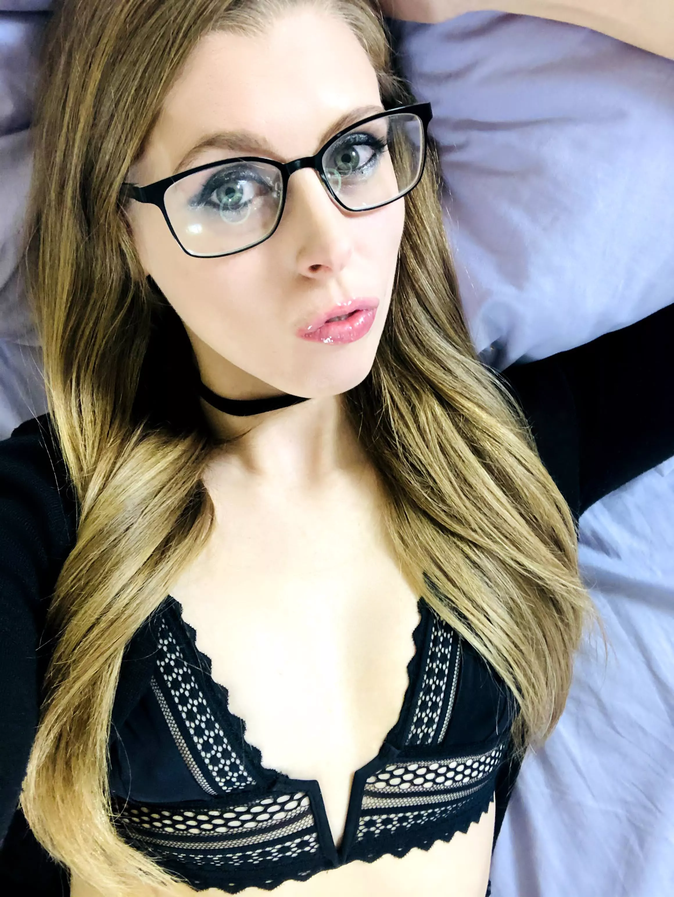 You can finish all over my glasses if you want. posted by anna_adams