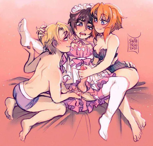 A boy and a girl at the same time would be double the fun 😉💖 by ilovefemboyboipussy