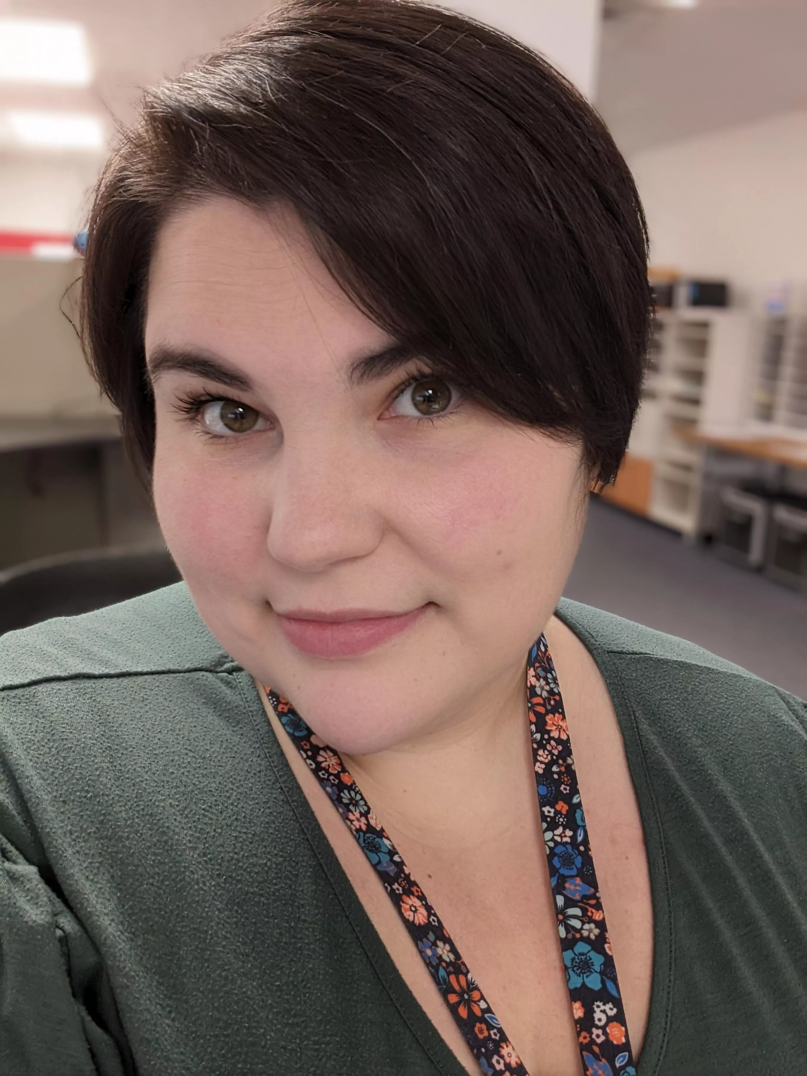 Hopefully my office selfies get a new setting soon 🤞🏻 posted by that_bbw_wife