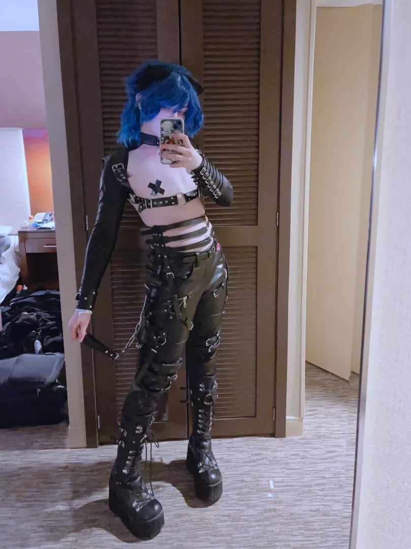 I was banned for posting this in another group because it was too nsfw…? it wasn’t too nsfw for the hotel or con staff though ₍ᐢ- ̫-ᐢ₎  by beariesandcream