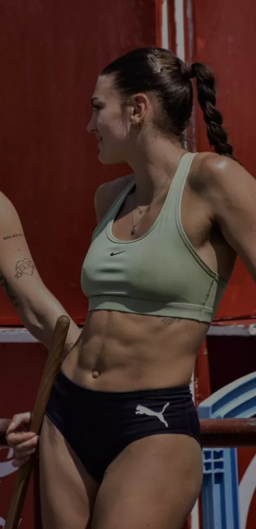 Katelyn Adel - Swiss heptathlete  by Fluid_Drinks