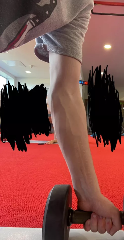 Less impressive perhaps but veins are veins by BredBunnyBoy