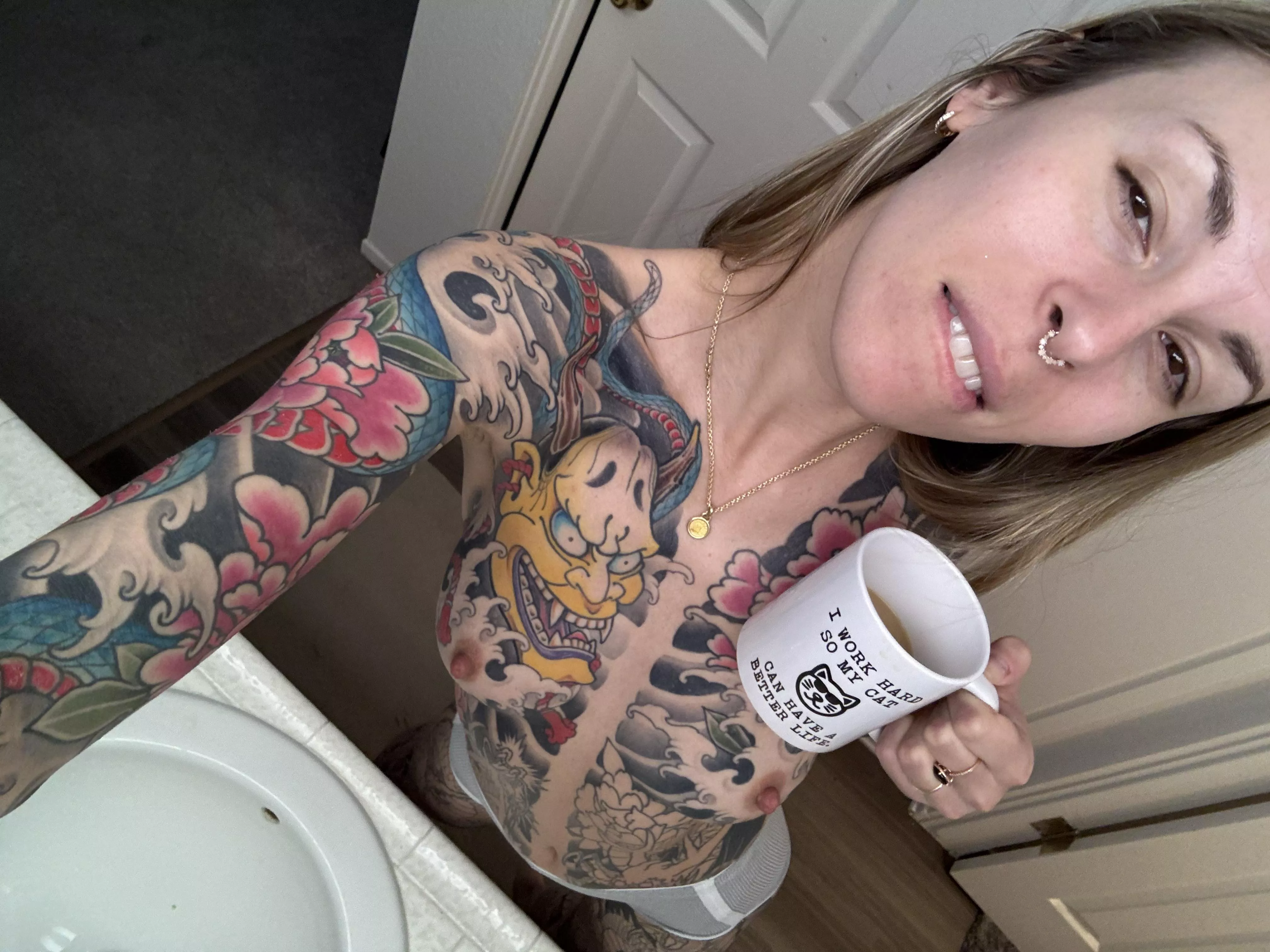 My husband just left for the day. You coming over? posted by kuzagirl