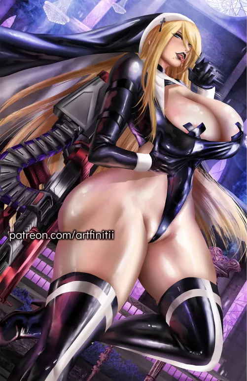 Nun Samus drawing i just finished up, Hope you like it! [Artfinitii] by artfinitii