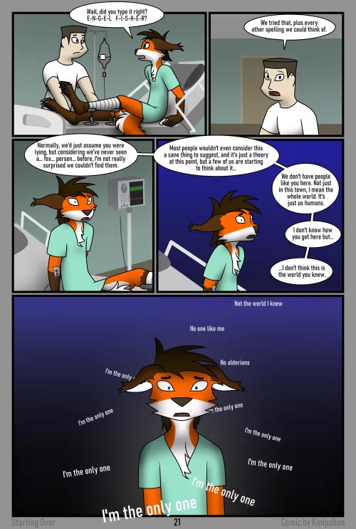 Page 21 of my comic is now available! Link to the full comic in comments by Kinipshun